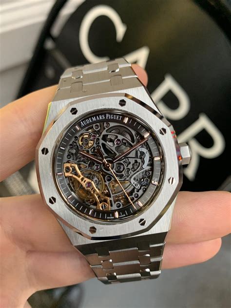 audemars piguet blanc|audemars piguet black skeleton price.